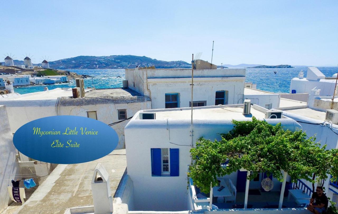 Myconian Little Venice Elite Suites With Sea View Mykonos Town Exterior photo