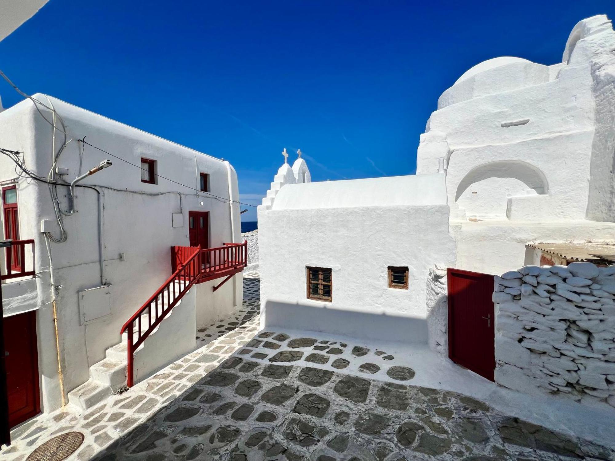 Myconian Little Venice Elite Suites With Sea View Mykonos Town Exterior photo